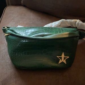 Jeffree Star Green Crocodile Cross body bag (Fanny Pack)